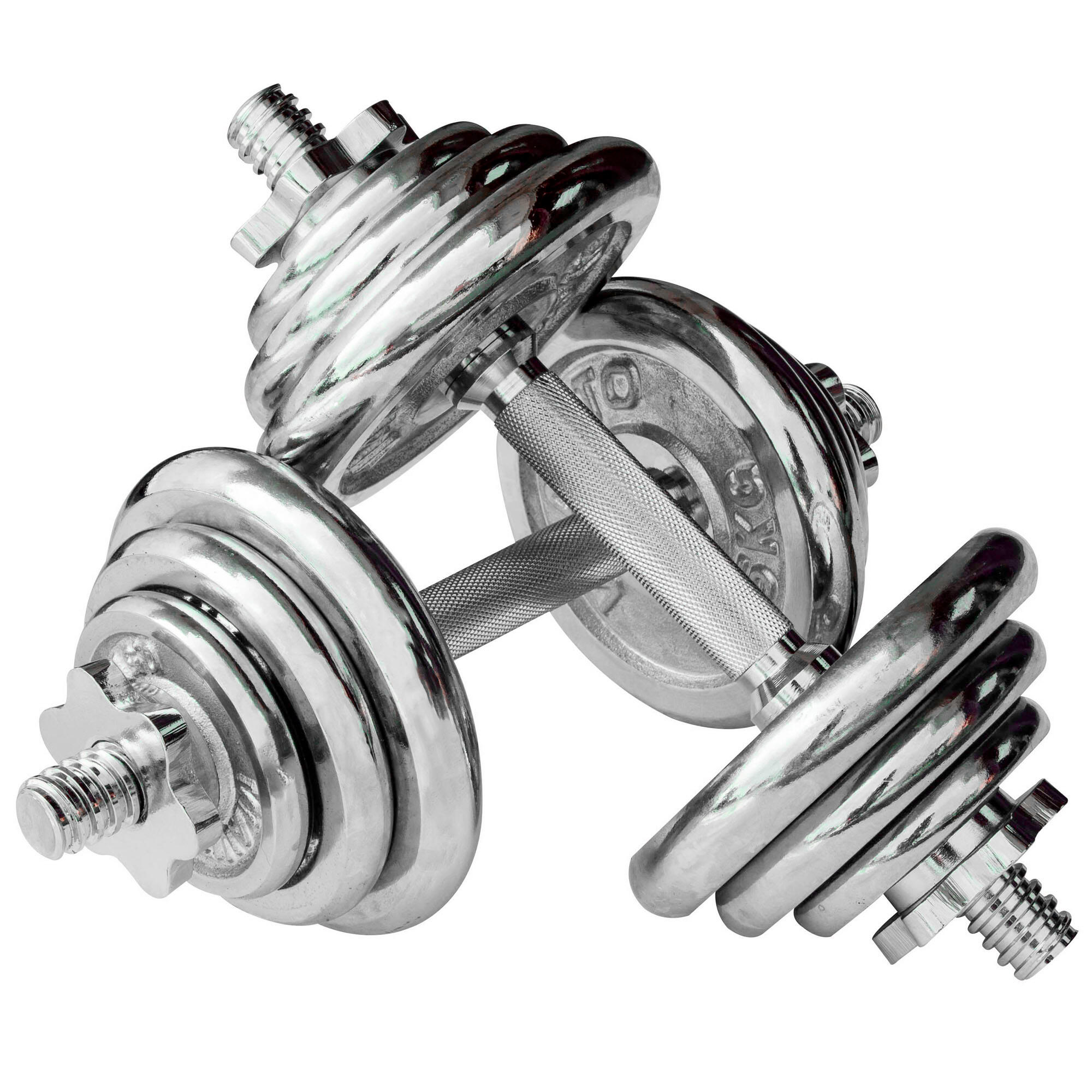 VIAVITO Viavito 20kg Chrome Dumbbell Set