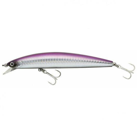 Poisson Nageur Daiwa D'Minnow Sinking 13cm SW (Purple Back Silver - 26g - 13cm)