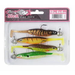 Pack Leurres Souples Berkley Sick Vibe (10g - 12cm - par 8)