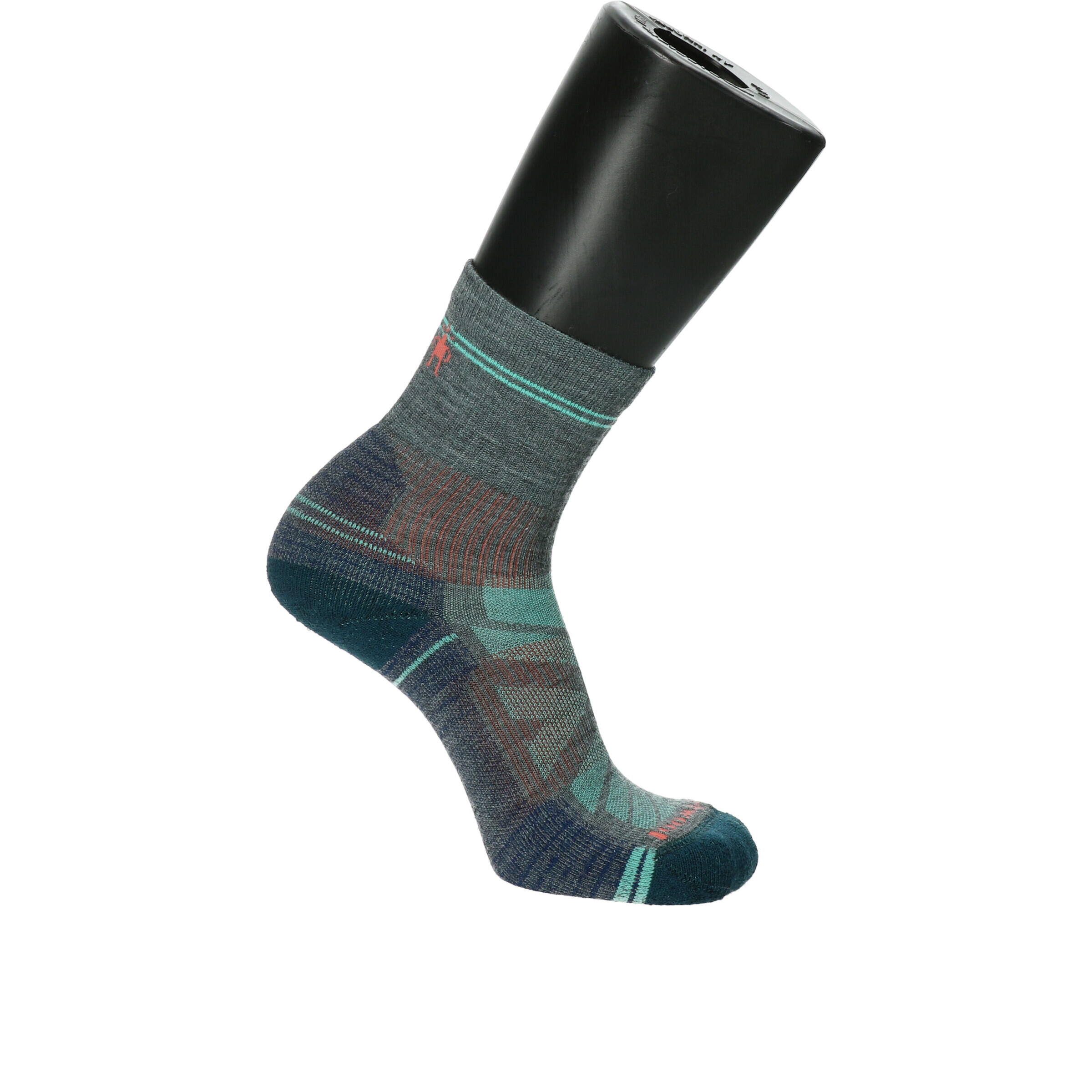 Smartwool - Chaussettes De Trekking Smartwool Performance Hike Light Cushion Mid Crew - Chaussettes - Bleu|gris - 34/37 - Decathlon