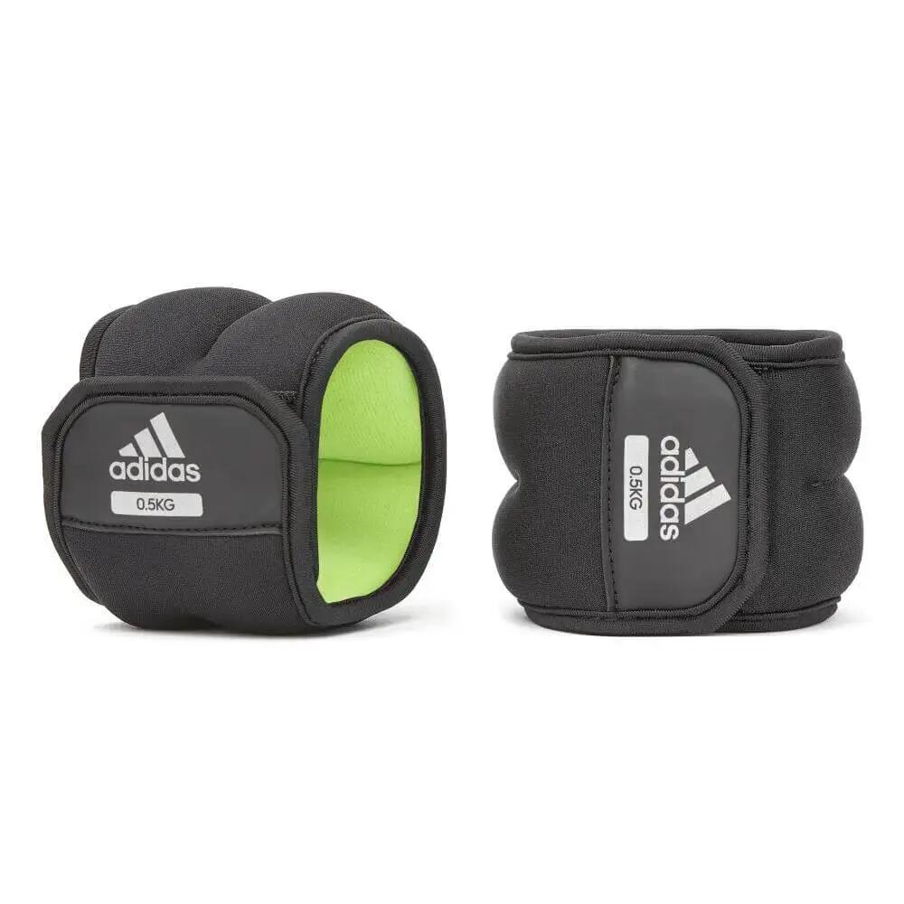 Adidas Ankle Wrist Weights 2 x 0.5kg - Green