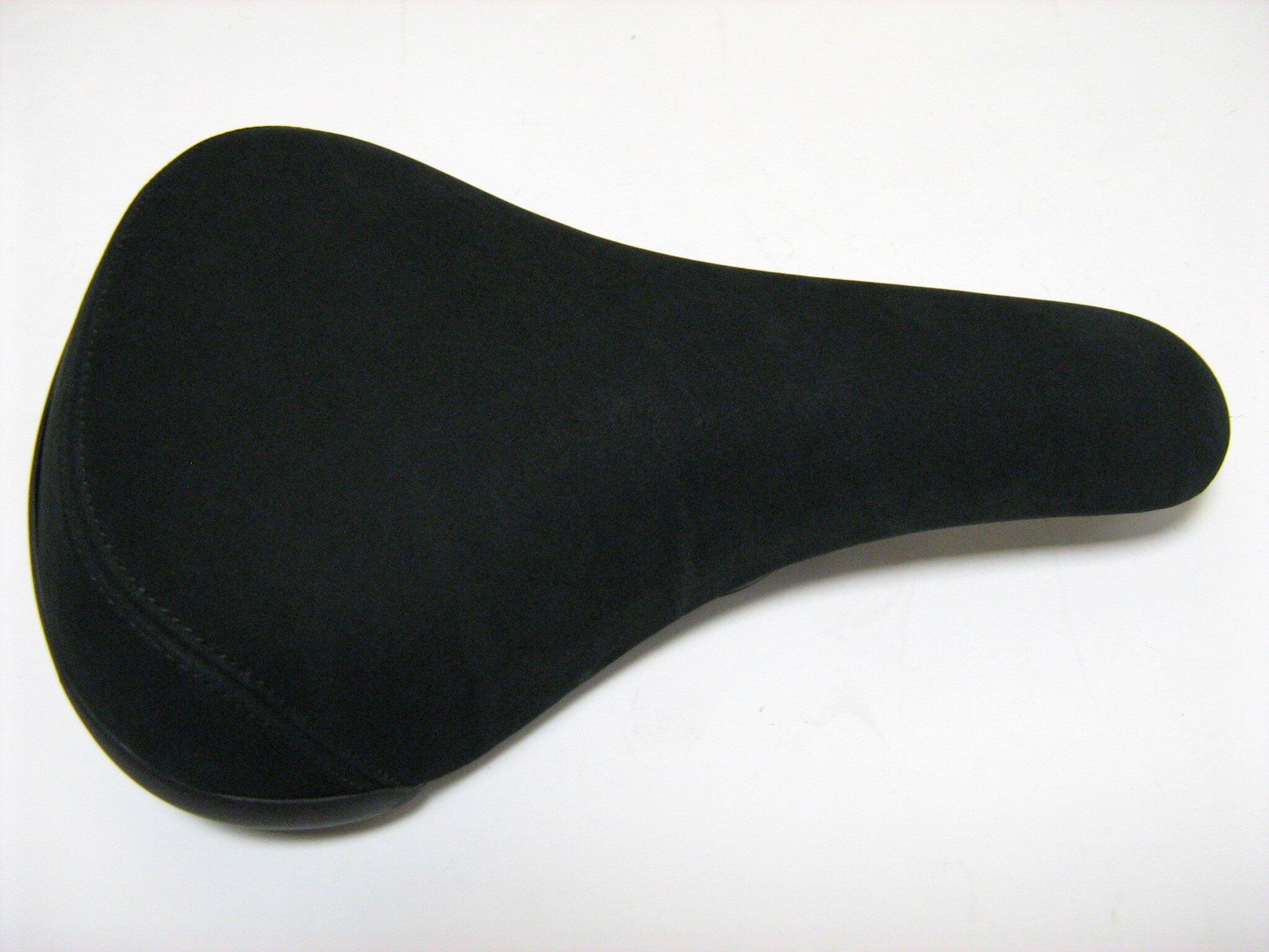 Bicycle Seat Wheelie Cruiser Commute for MTB BMX Bikes BLACK SUEDE SADDLE VELO Decathlon