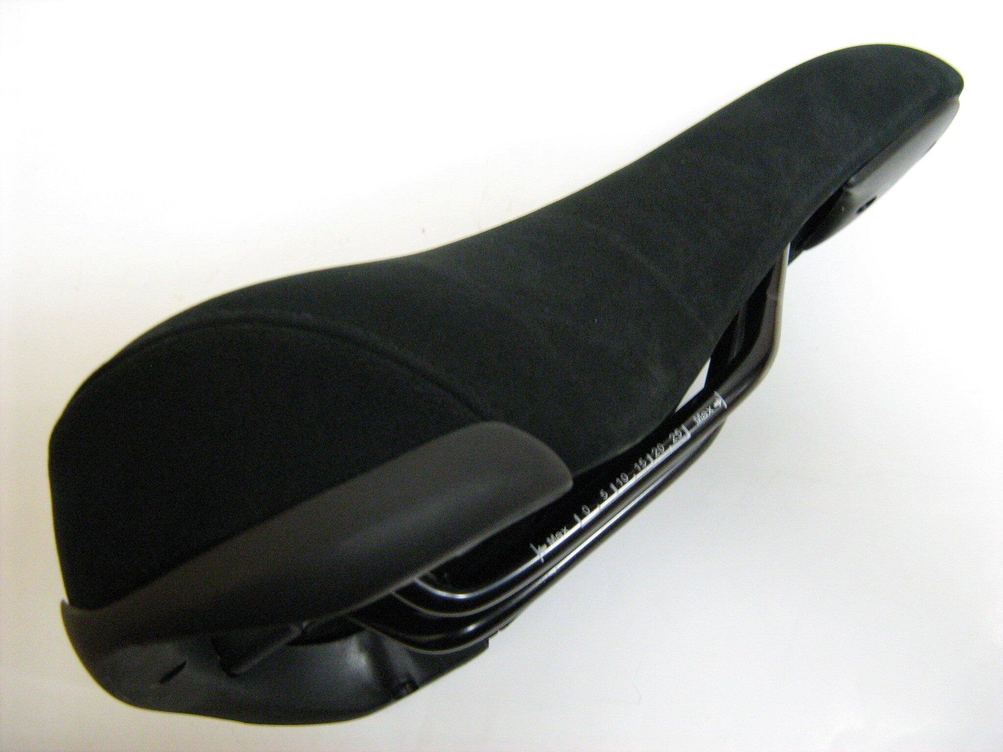 Bicycle Seat Wheelie Cruiser Commute for MTB BMX Bikes - BLACK SUEDE SADDLE 4/5