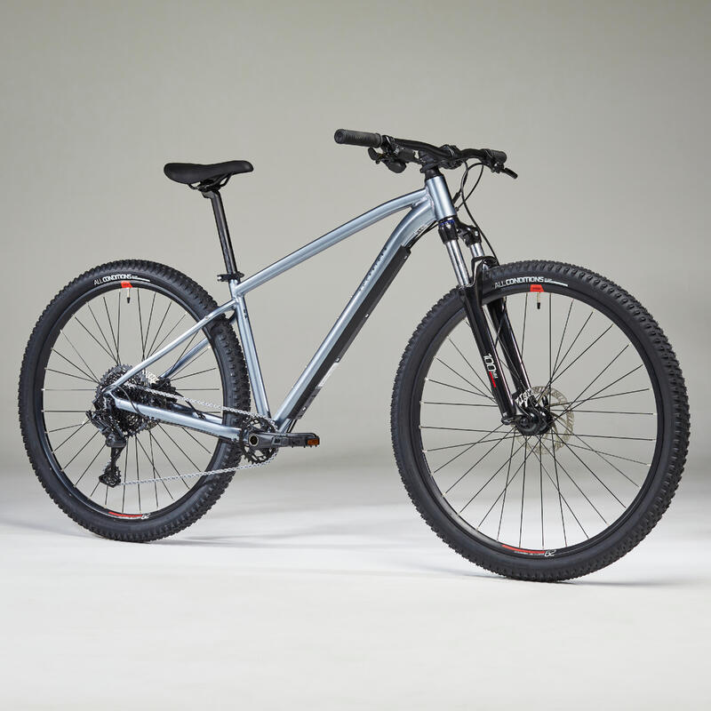 Seconde vie VÉLO VTT RANDONNÉE EXPL 520 GRIS ROUGE 29"