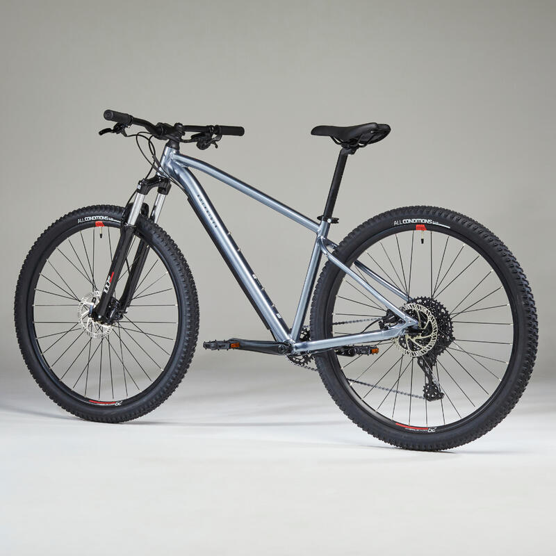 Seconde vie VÉLO VTT RANDONNÉE EXPL 520 GRIS ROUGE 29"