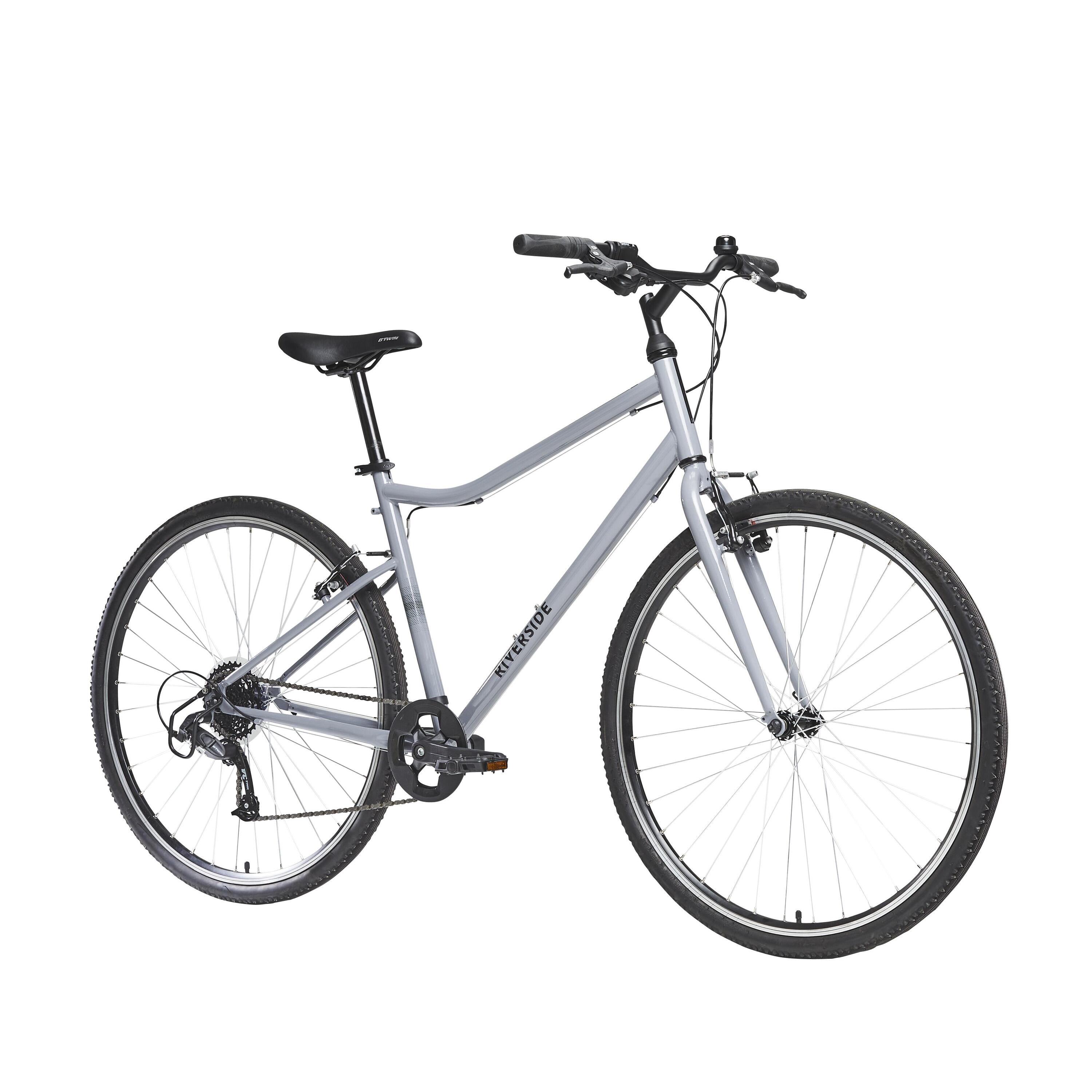 Seconde vie VÉLO TOUT CHEMIN RIVERSIDE 120 GRIS 3/5