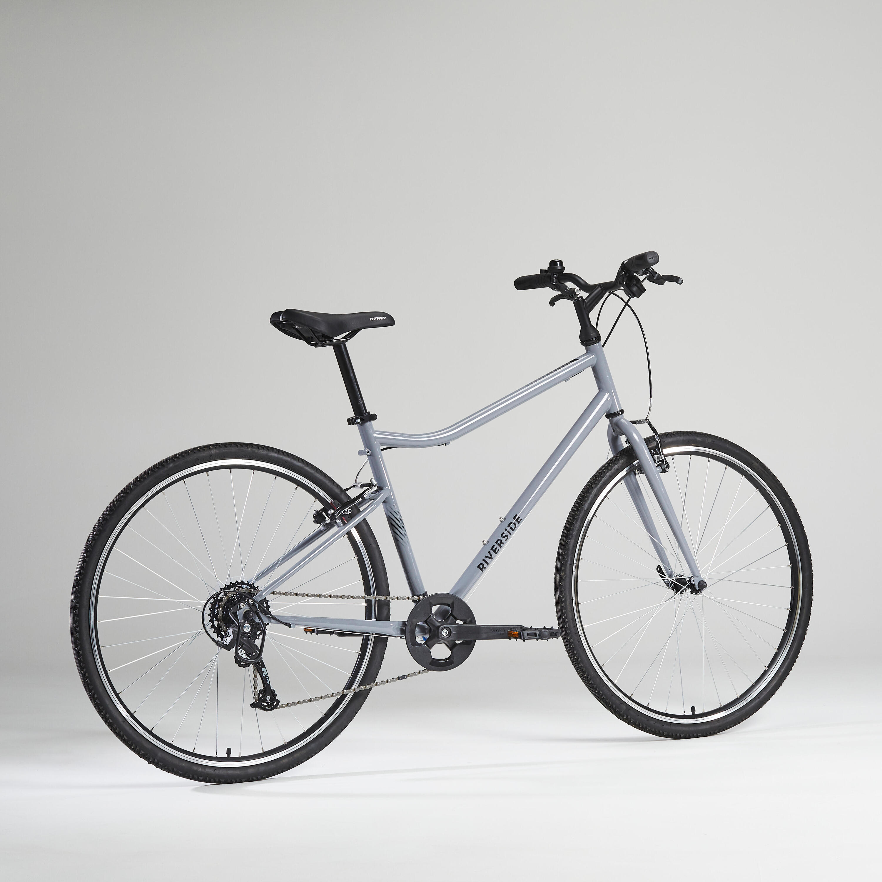 Seconde vie VÉLO TOUT CHEMIN RIVERSIDE 120 GRIS 4/5