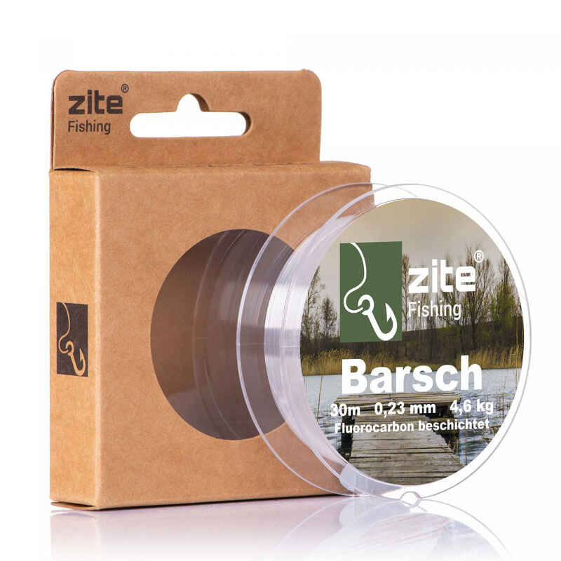 Fluorocarbon Schnur als Vorfachmaterial Barsch 30m