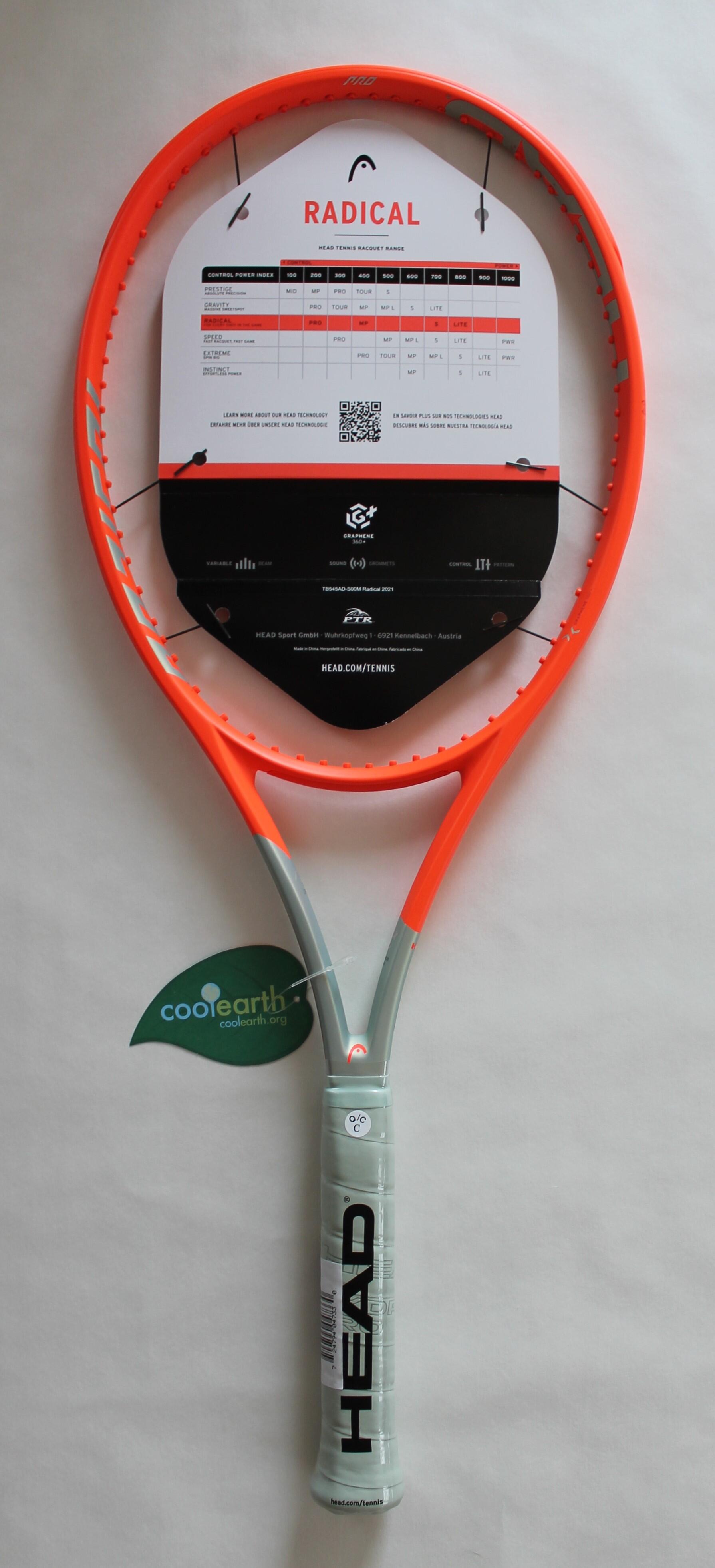 Radical PRO L2 neues Modell HEAD Graphene 360+ Turnierschläger unbesaitet 3/5