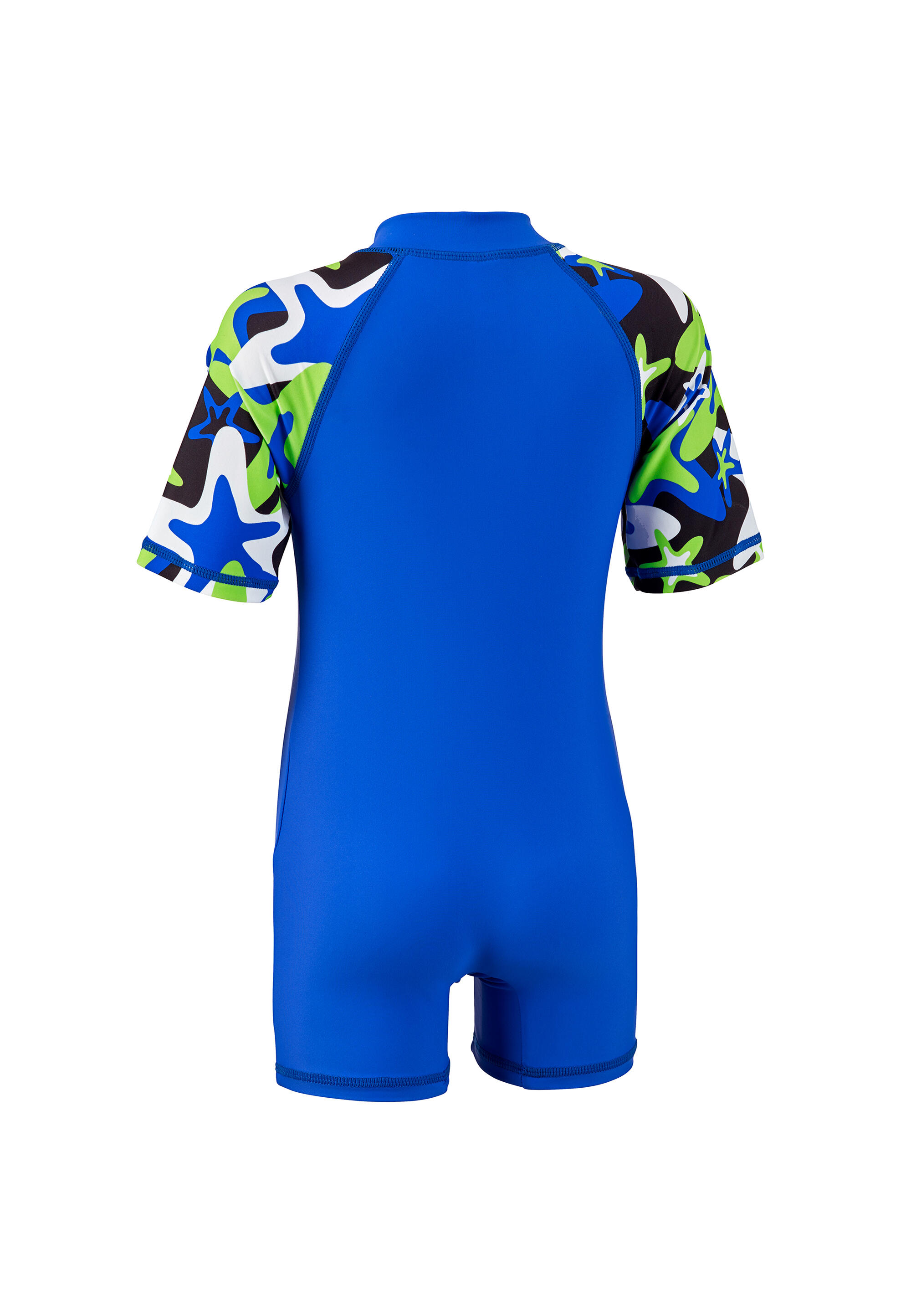 Beco-sealife® Rashguard Costume Bambino Blu, Stelle, Zip, SPF 50+ 4/5