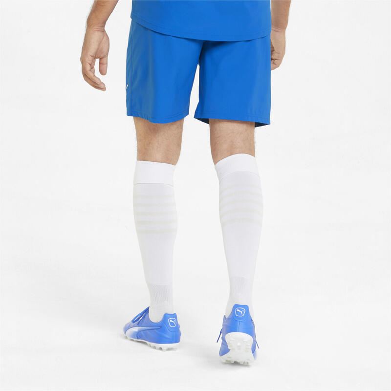 Short de football teamFINAL Casuals Homme PUMA Electric Blue Lemonade