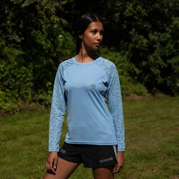Proviz REFLECT360 Womens Sports T-Shirt Long Sleeve Reflective Activewear Top 3/6