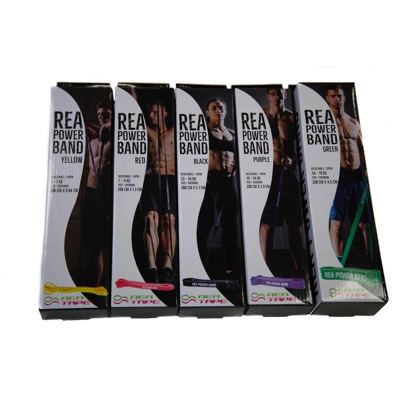 Guma oporowa do ćwiczeń REA TAPE Power Band, opór 3-7kg