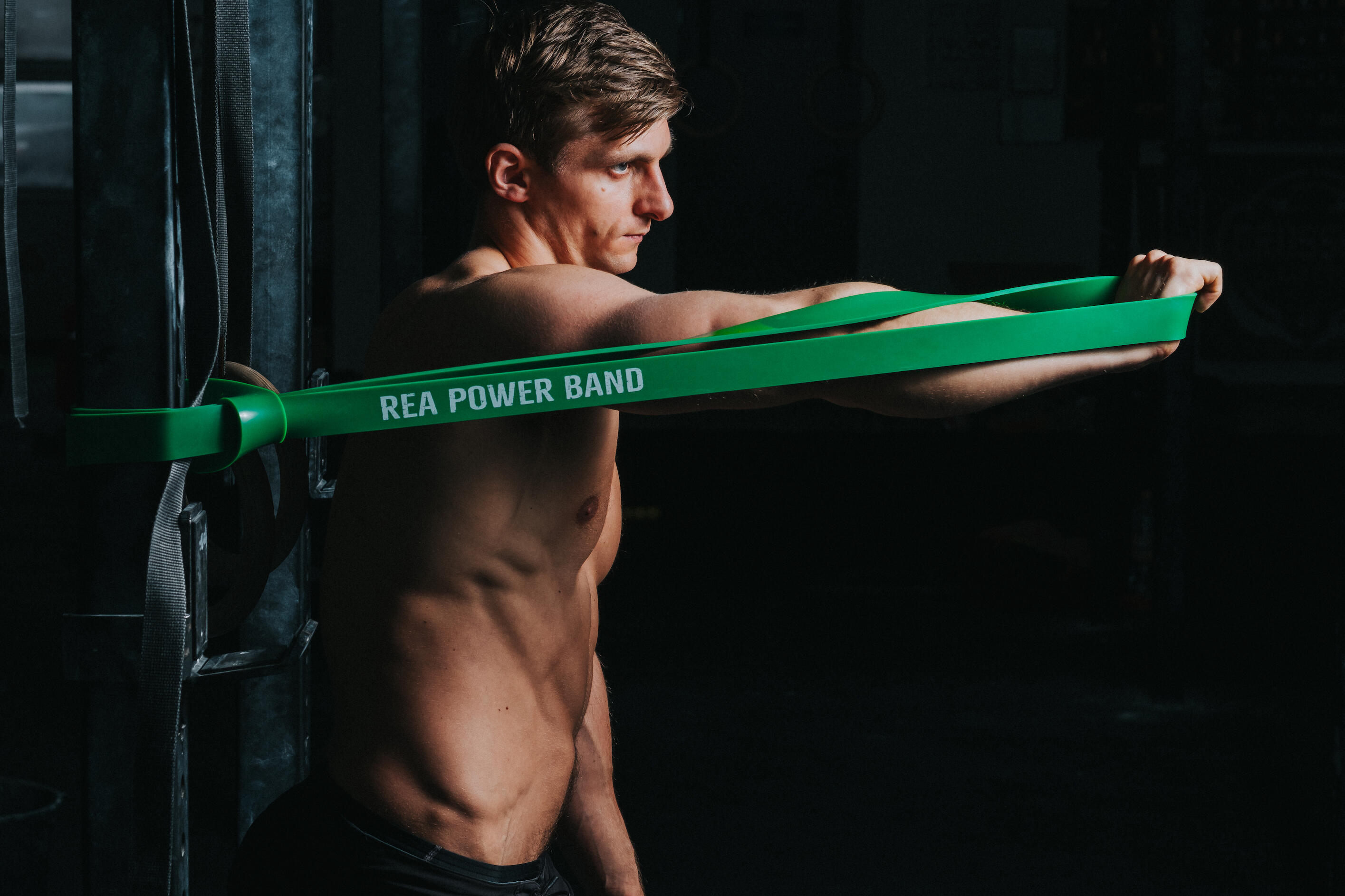 Guma oporowa do ćwiczeń REA TAPE Power Band, opór 54-79kg 4/5