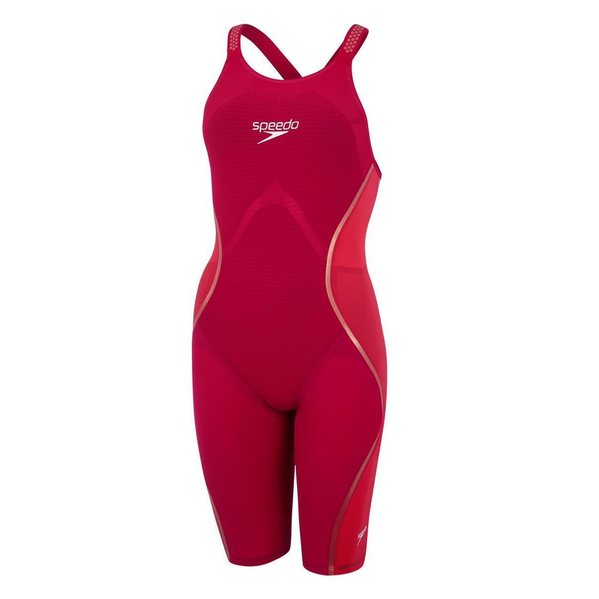 Speedo Fastskin LZR Pure Intent Openback Kneeskin - Sunrise 1/5