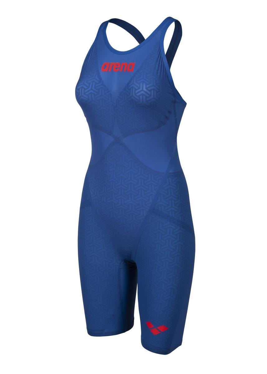 Arena Powerskin Carbon Glide Openback Kneesuit - Ocean Blue 3/5