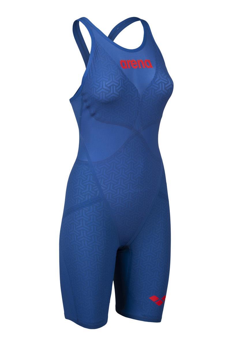 Arena Powerskin Carbon Glide Openback Kneesuit - Ocean Blue 4/5