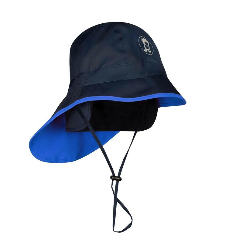Chapeau de pluie Rain pour enfants Bleu marine/Bleu vif