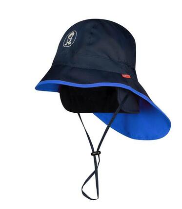 Chapeau de pluie Rain pour enfants Bleu marine/Bleu vif