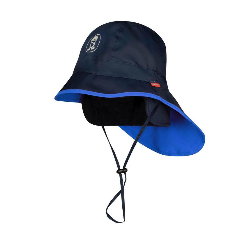 Chapeau de pluie Rain pour enfants Bleu marine/Bleu vif