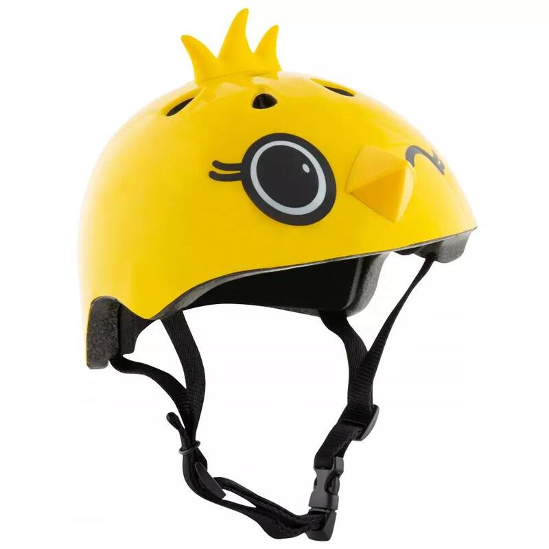 Casco de bicicleta infantil Hudora Kiki amarillo