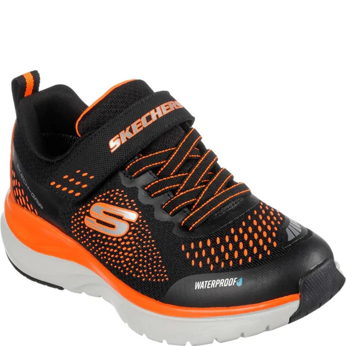 Boys Ultra Groove Trainers (Black/Orange) 1/5