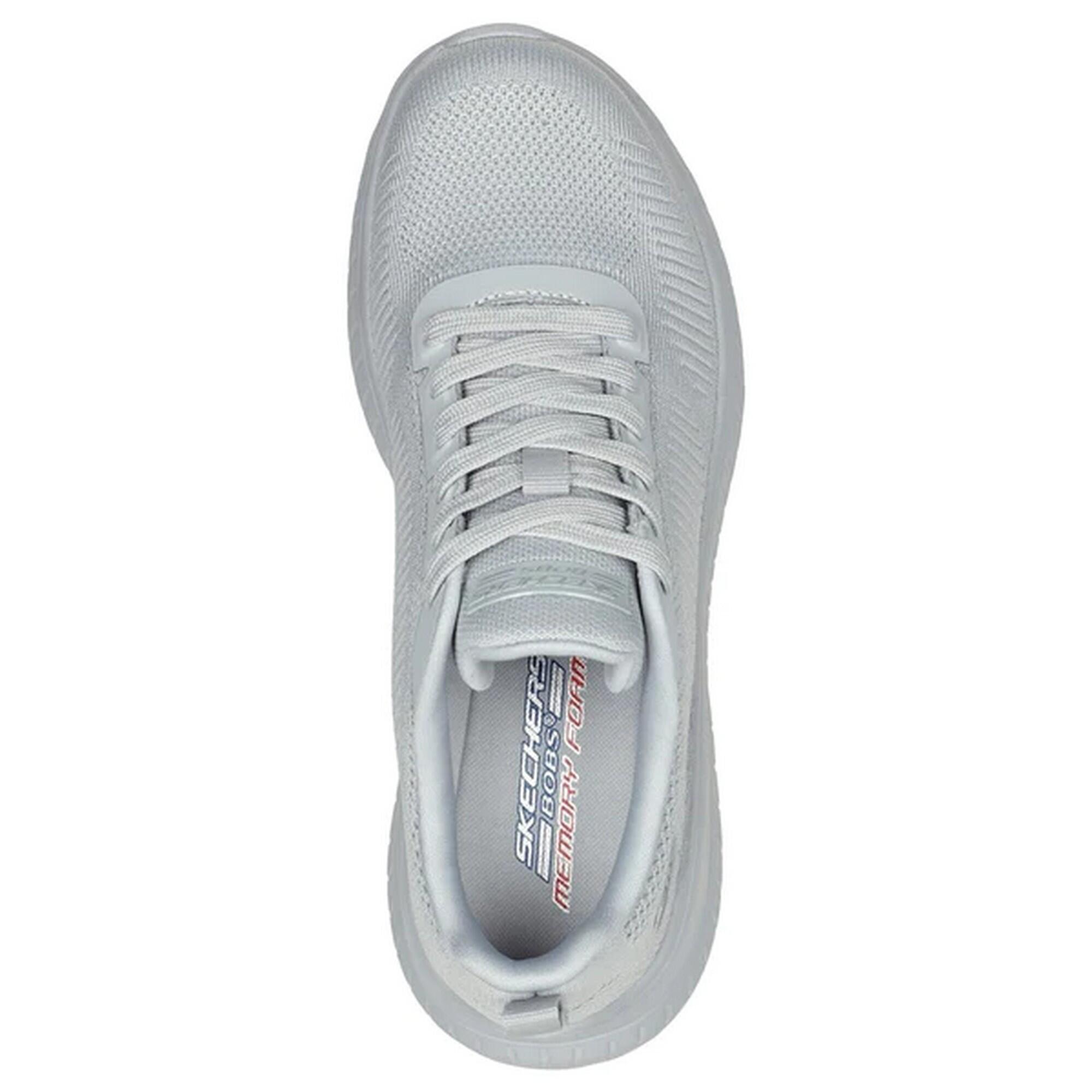 Womens/Ladies Bob Squad Chaos Face Off Trainers (Light Grey) 4/5