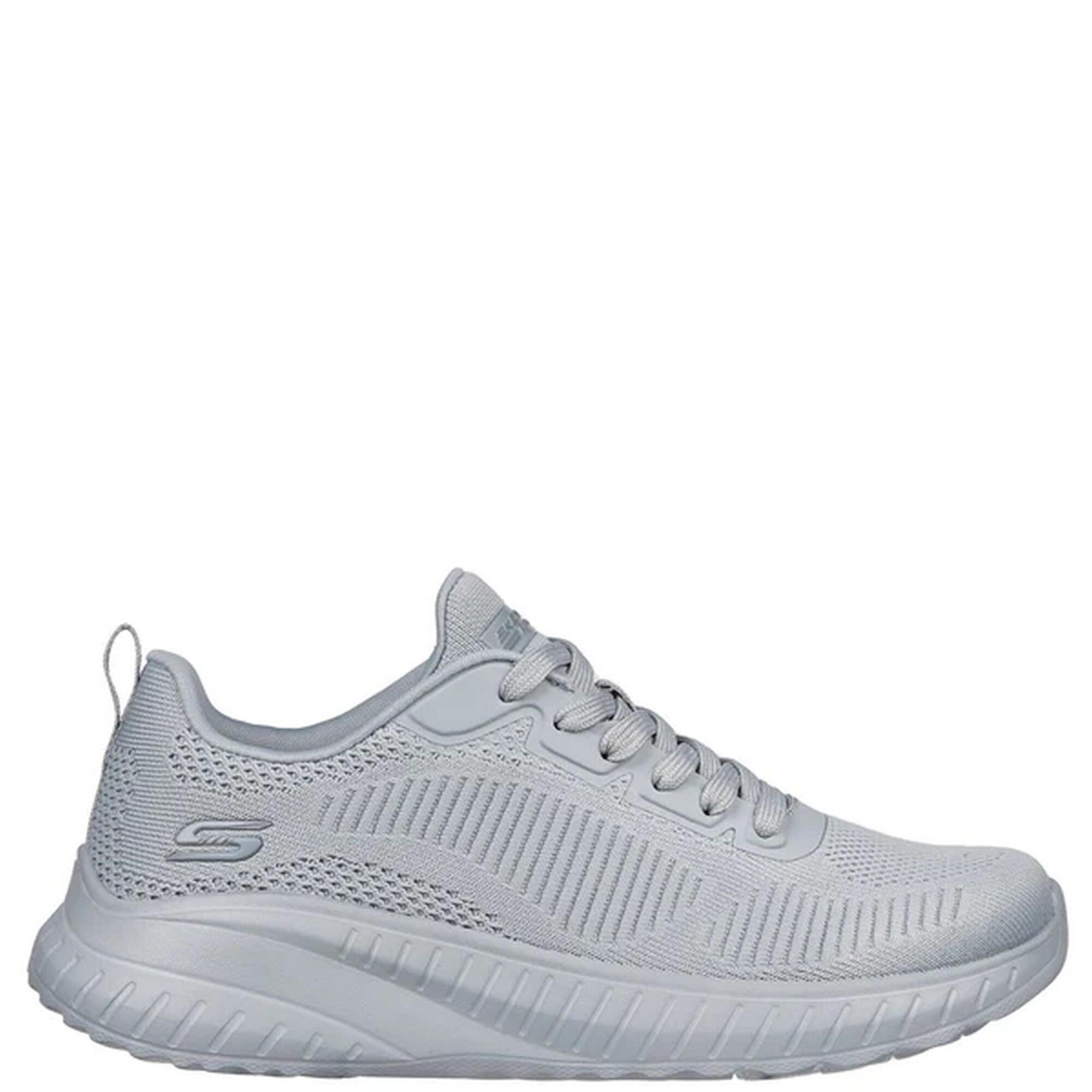 Womens/Ladies Bob Squad Chaos Face Off Trainers (Light Grey) 3/5
