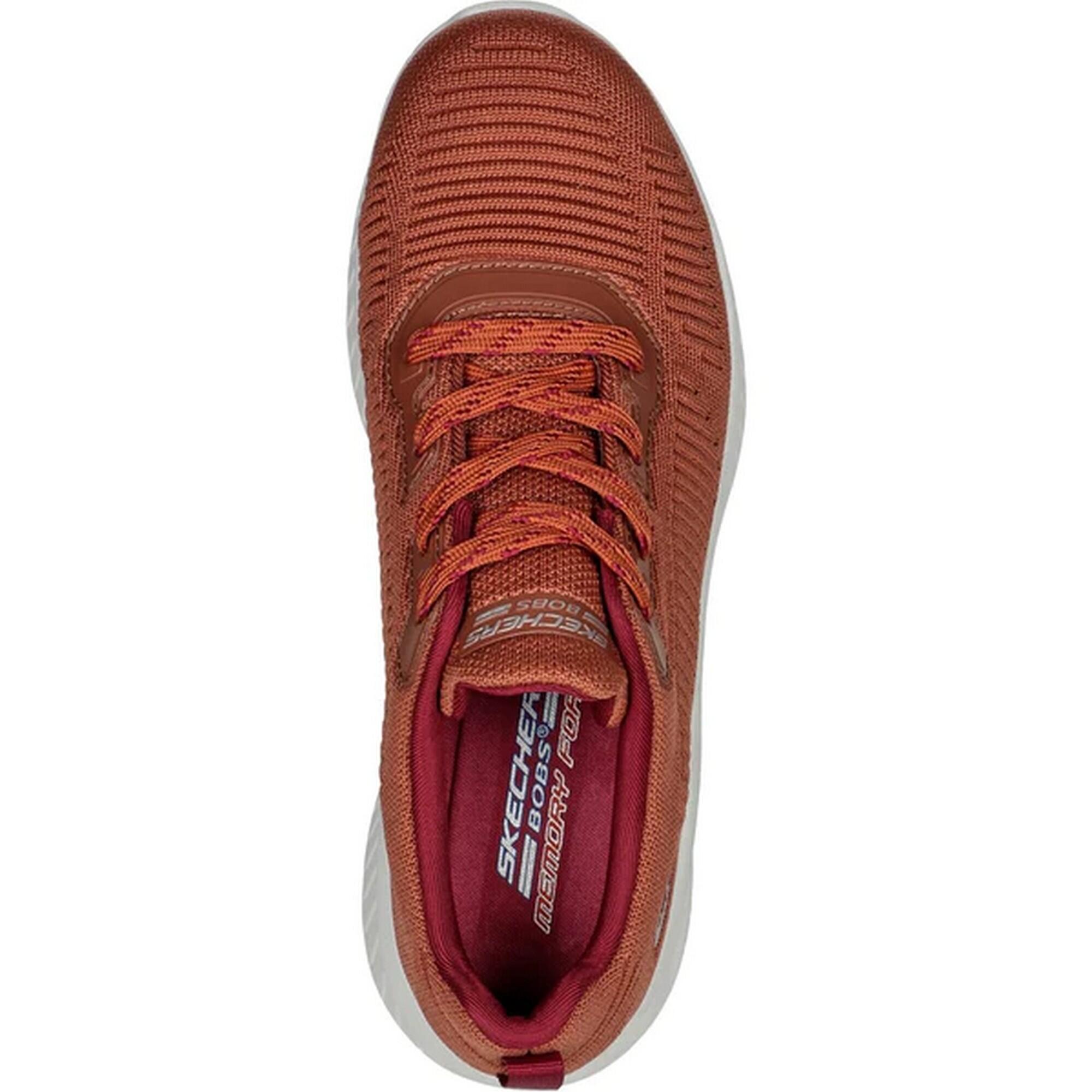 Womens/Ladies Bobs Squad Air Sweet Encounter Trainers (Rust) 4/5
