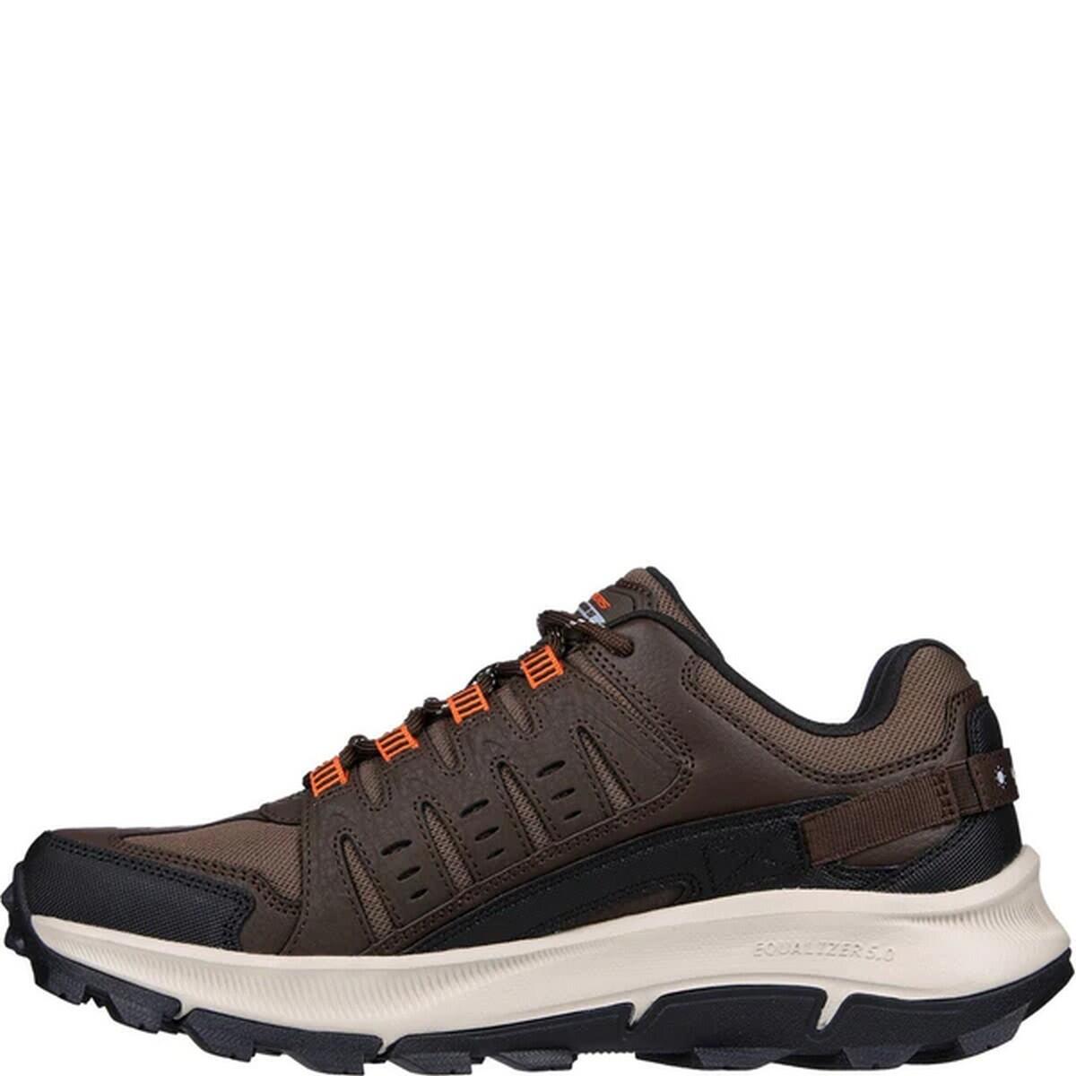 Mens Equalizer 5.0 Trail Solix Leather Trainers (Brown/Orange) 2/5