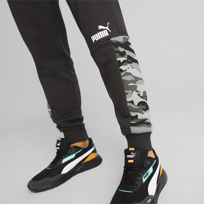 Essentials Block Camo sweatpants voor heren PUMA