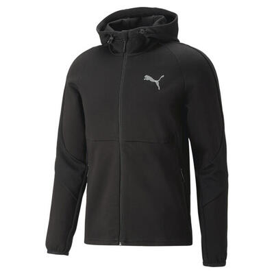 Felpa con zip integrale e cappuccio EVOSTRIPE da uomo PUMA