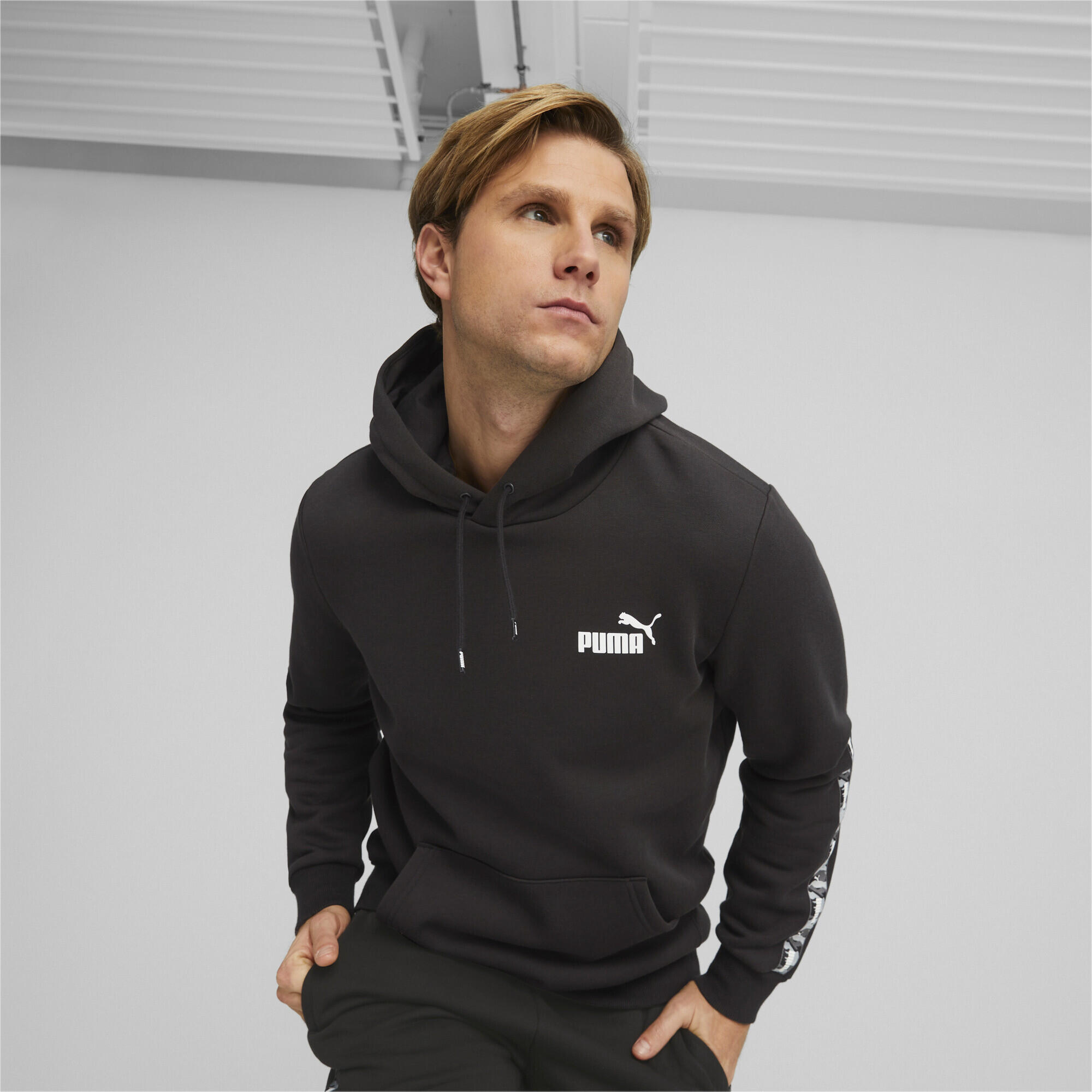 Essentials Tape Camo Hoodie Herren PUMA 2/7