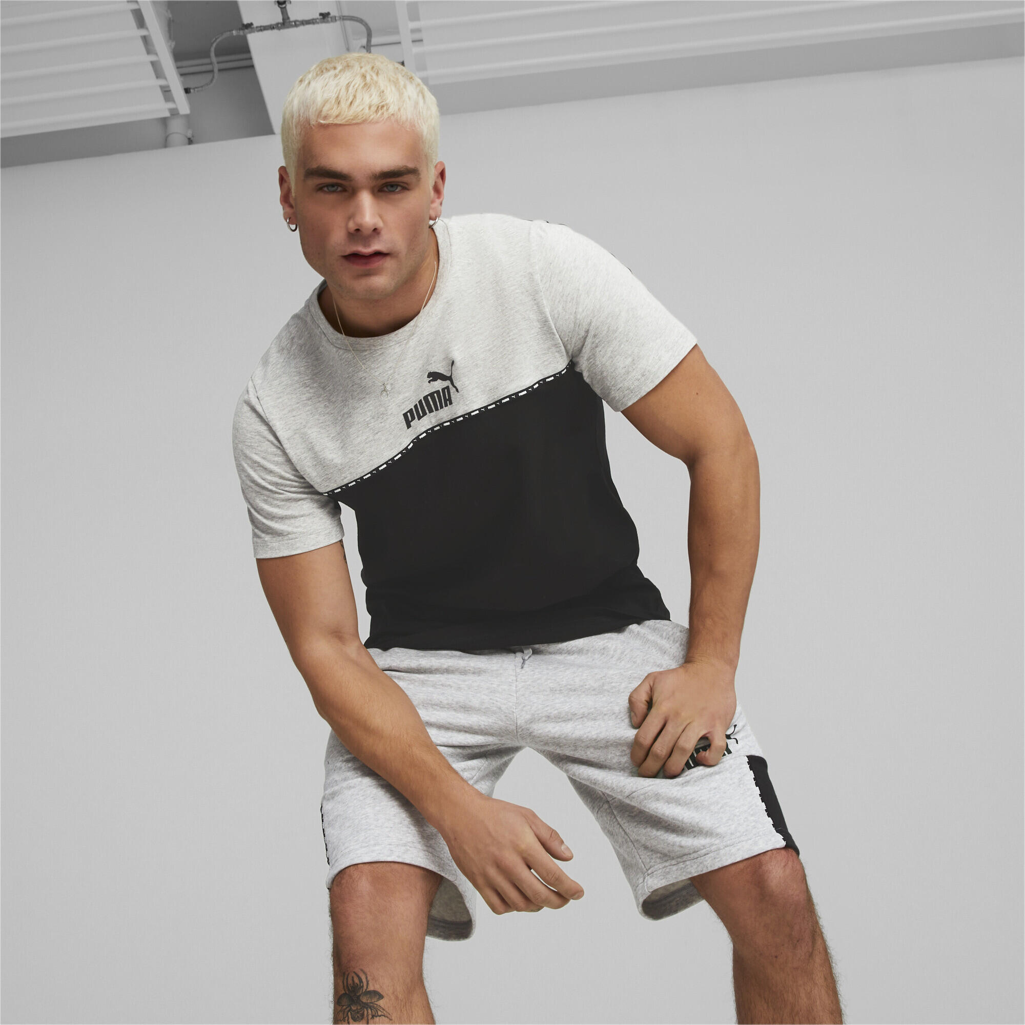 Essentials Block Tape T-Shirt Herren PUMA 2/6