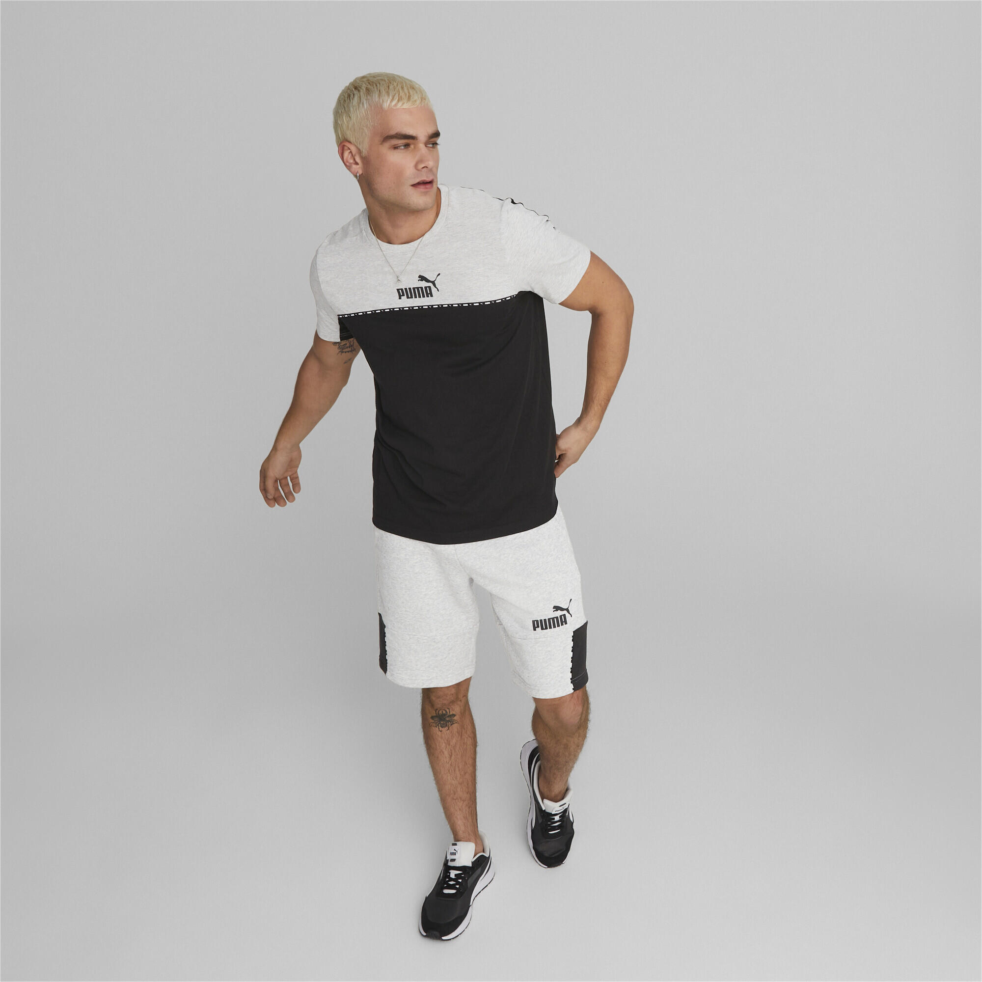 Essentials Block Tape T-Shirt Herren PUMA 5/6