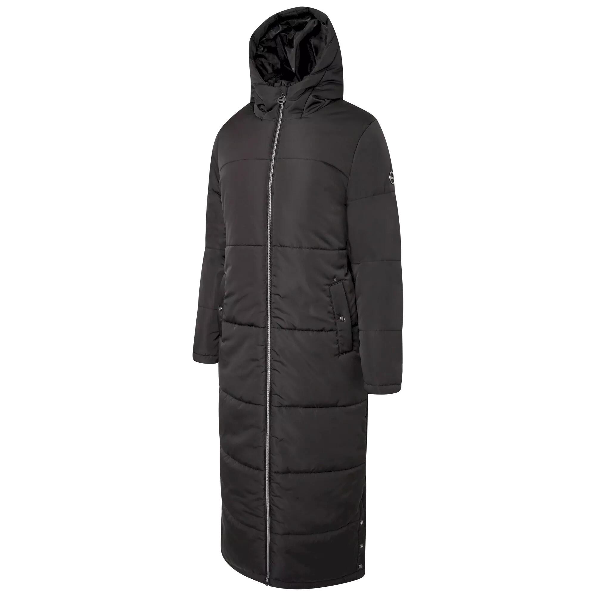 Womens/Ladies Reputable Full Length Padded Jacket (Black) 3/5