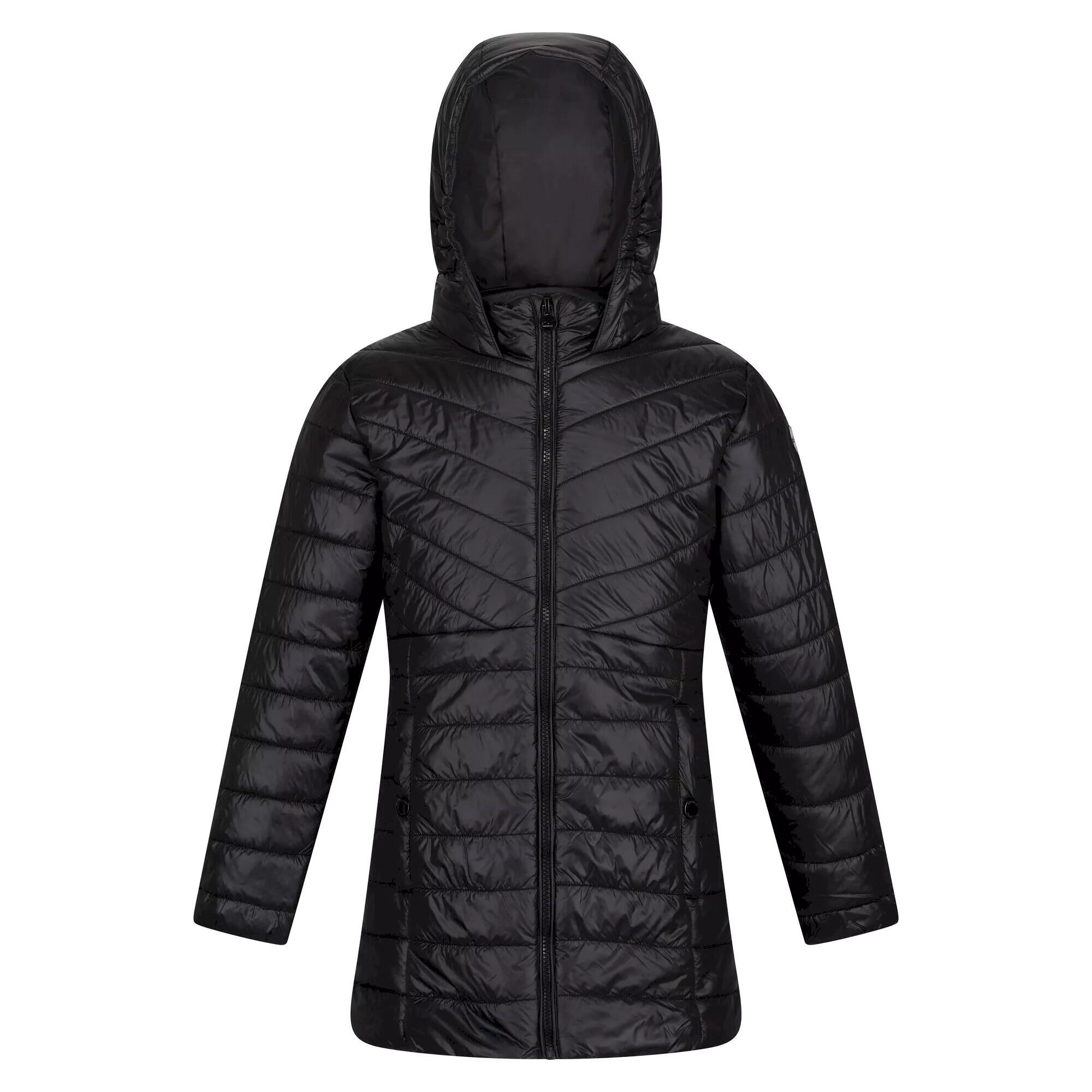 Children's BABETTE quilted jacket (Black)