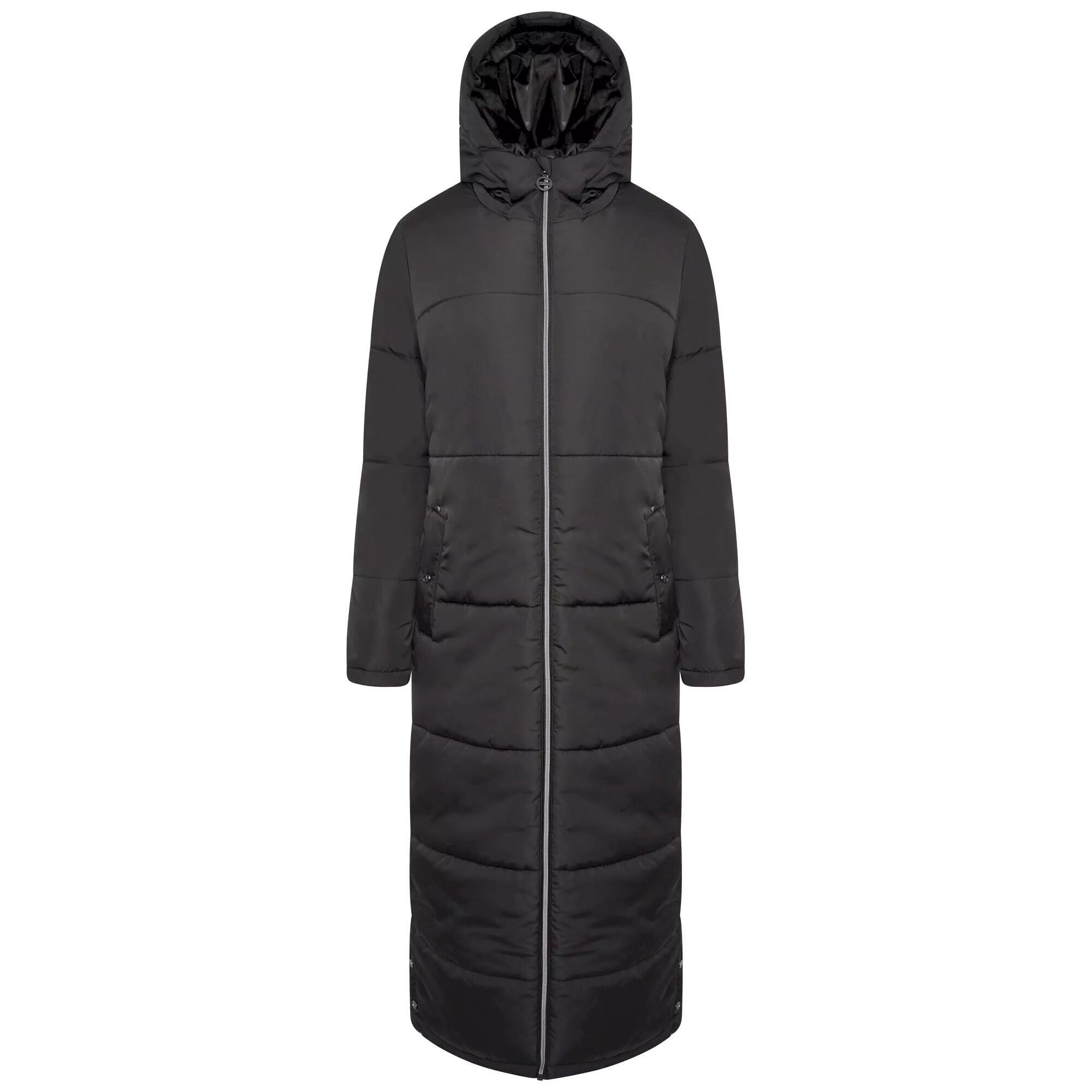 Womens/Ladies Reputable Full Length Padded Jacket (Black) 1/5