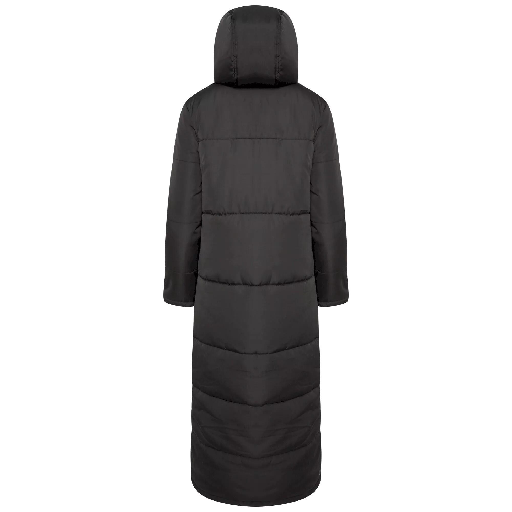 Womens/Ladies Reputable Full Length Padded Jacket (Black) 2/5