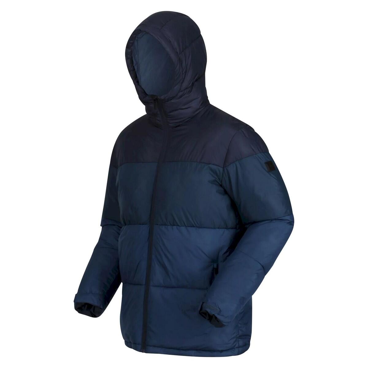 Mens Carnan Padded Jacket (Navy/Moonlight Denim) 3/5