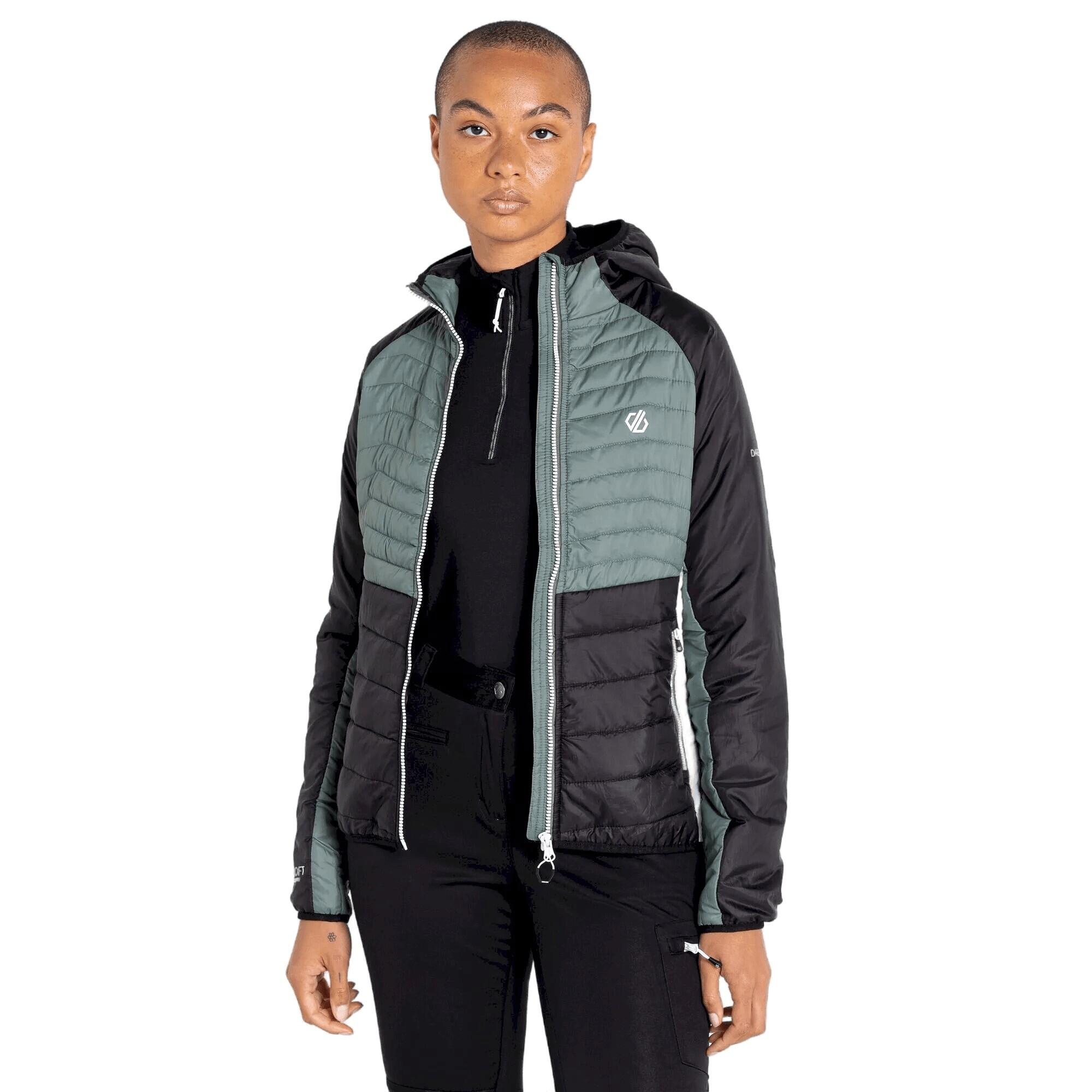 SURMOUNT Women's quilted jacket (Duck green / Black)