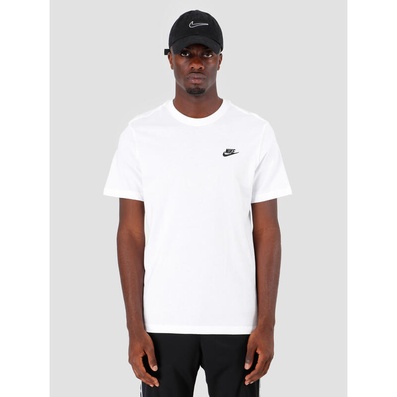 Camiseta de manga corta Nike Sportswear Club, Blanco, Hombre
