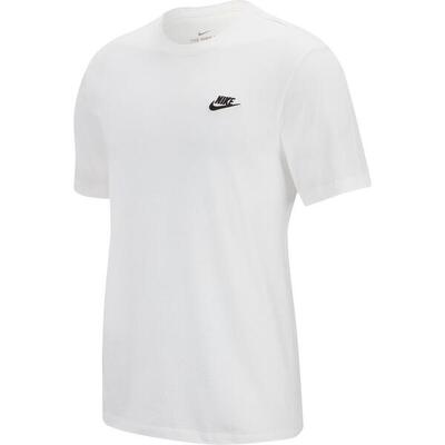 T-shirt nike sportswear club. wit. mannen