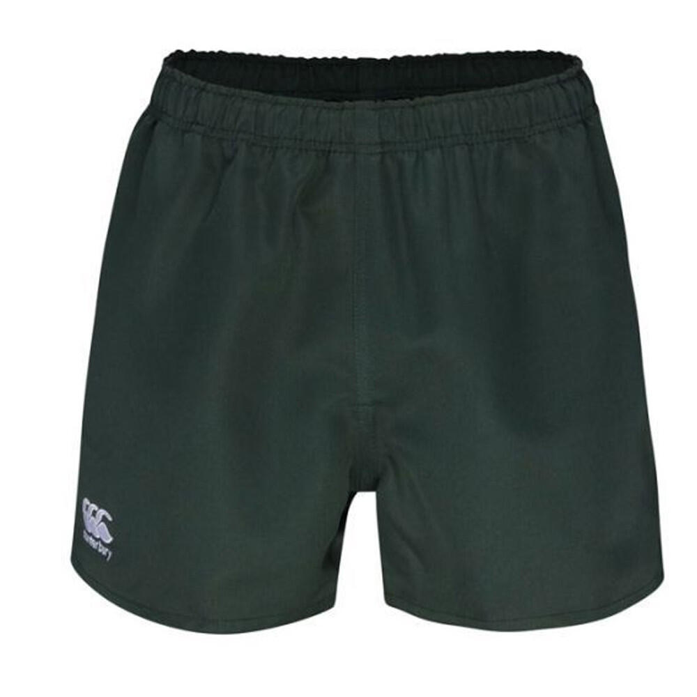 Short Rugby Garçon Vert Foncé Canterbury Based