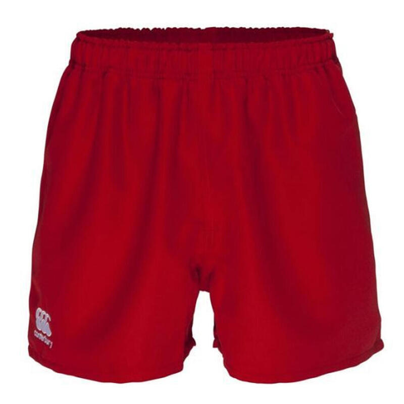 Short de Rugby Rouge Enfant Canterbury Based