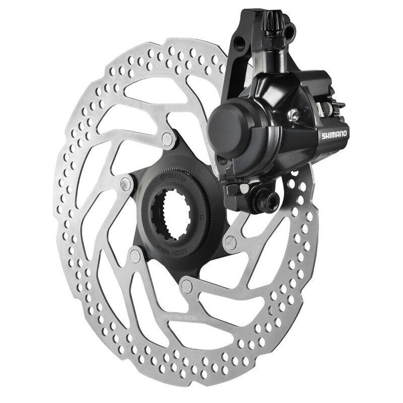 Shimano schijfremklauw M375 mechanisch zwart