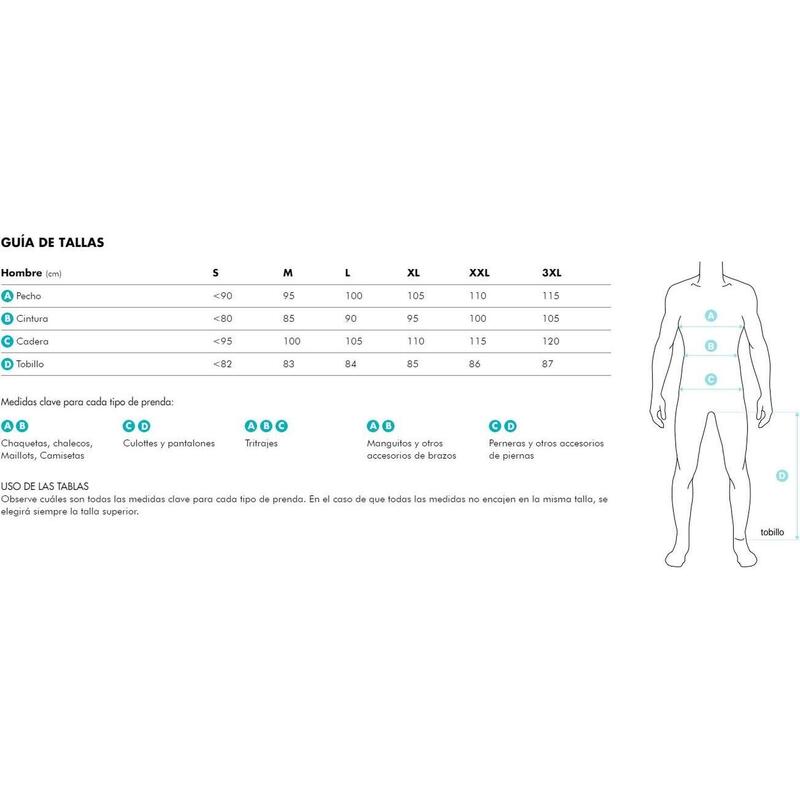 Cuissard corsaire 3/4 avec bretelle Spiuk Anatomic