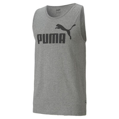Essentials tanktop heren puma medium gray heather