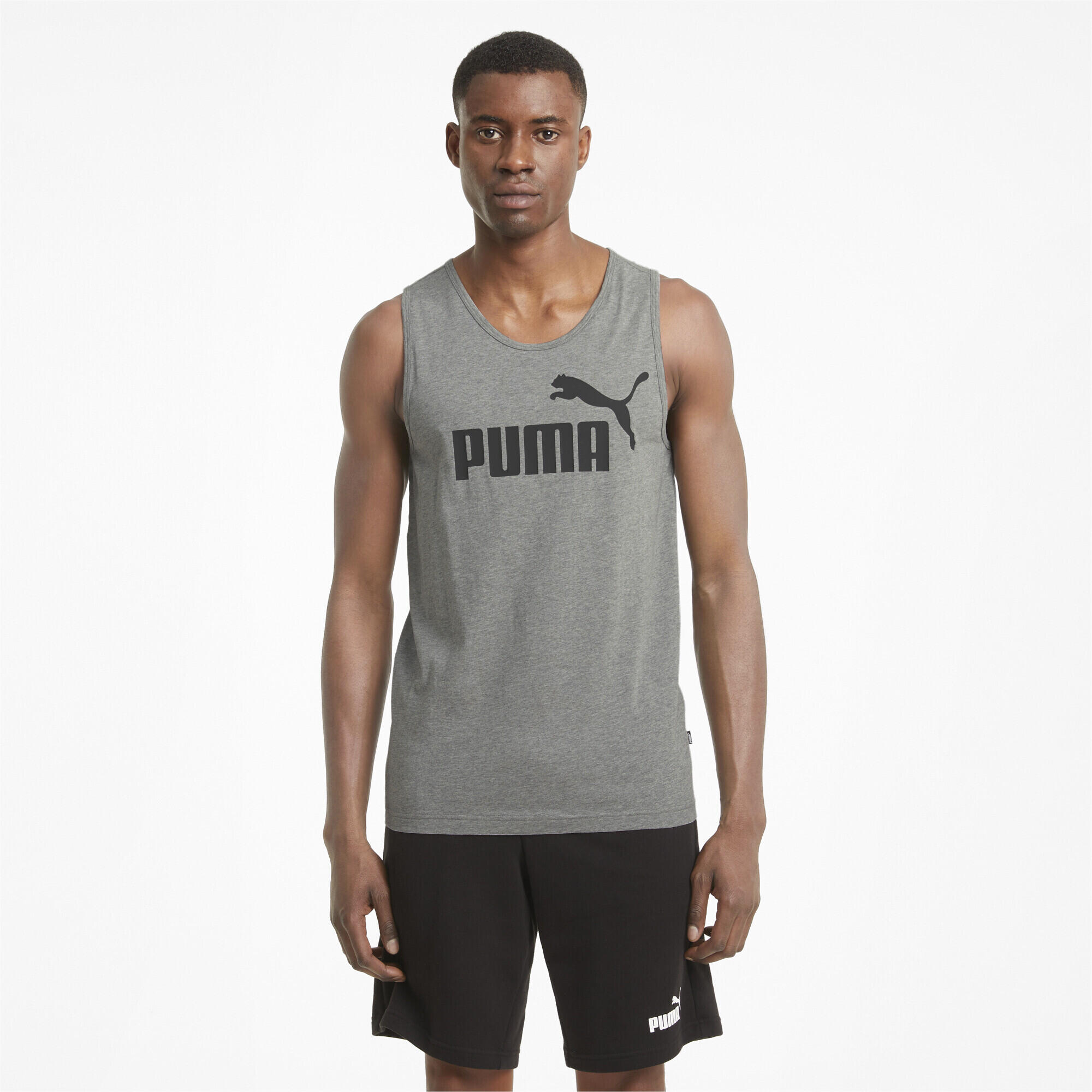 Débardeur Essentials homme PUMA Medium Gray Heather 2/7