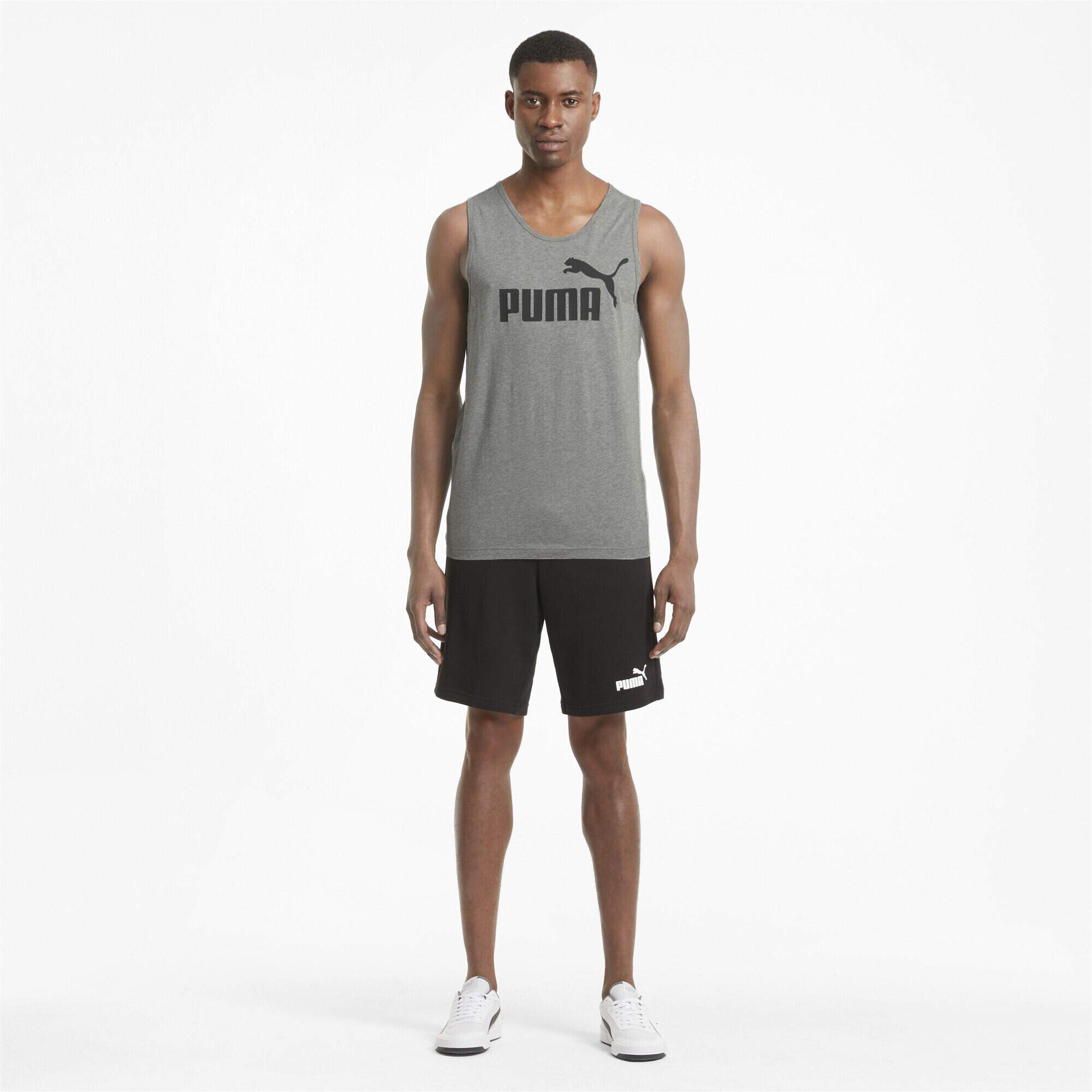 Débardeur Essentials homme PUMA Medium Gray Heather 4/7